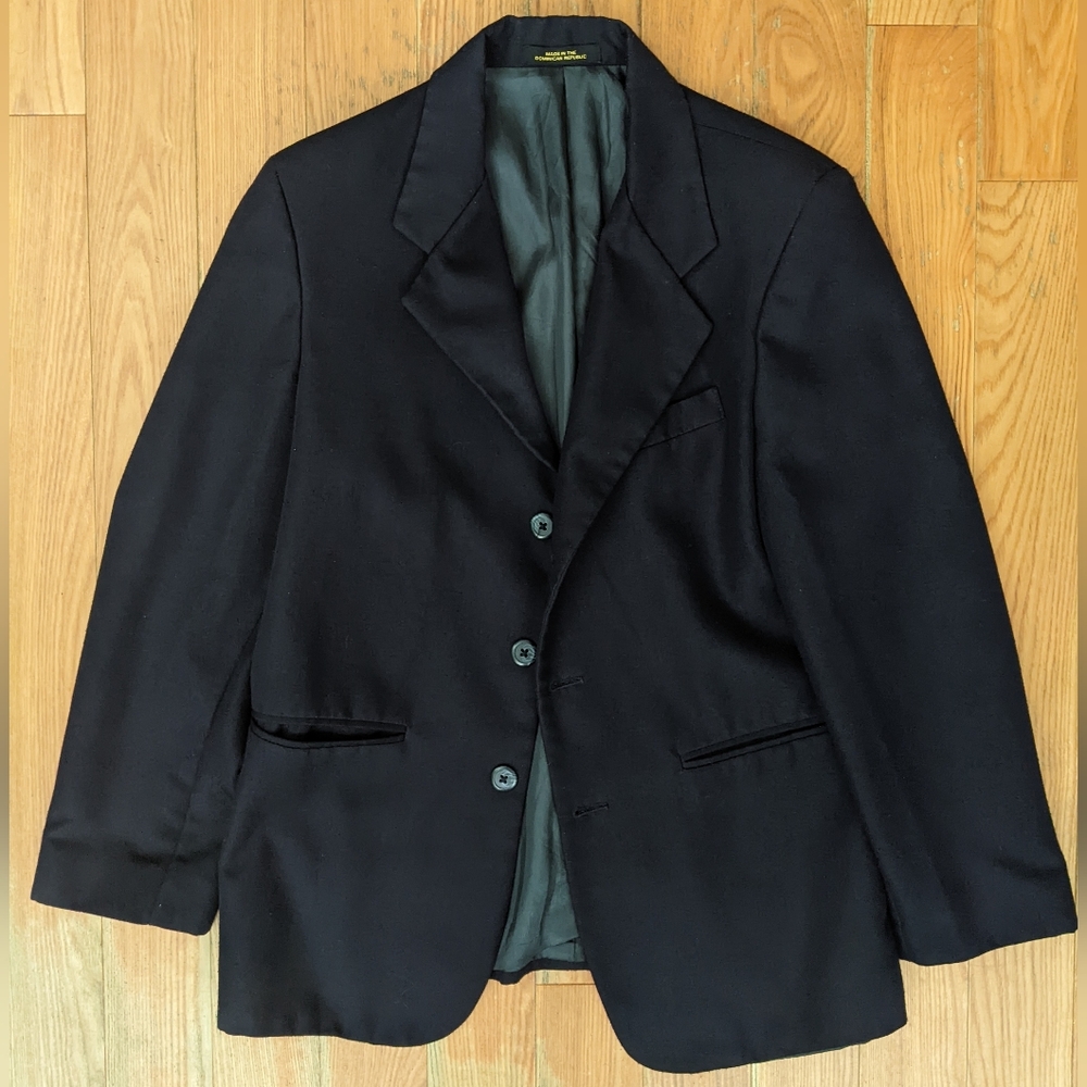 Vintage Claiborne Navy Blue Blazer Size 16 Reg